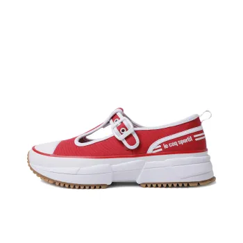 Le Coq Sportif Anti Slip Wear Resistant Low Top Casual Running Shoes Women's Red