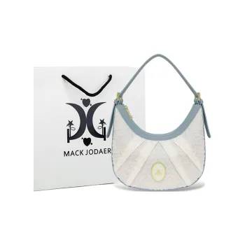 MACK JODAER Synthetic Leather Handbag Women's Light Blue