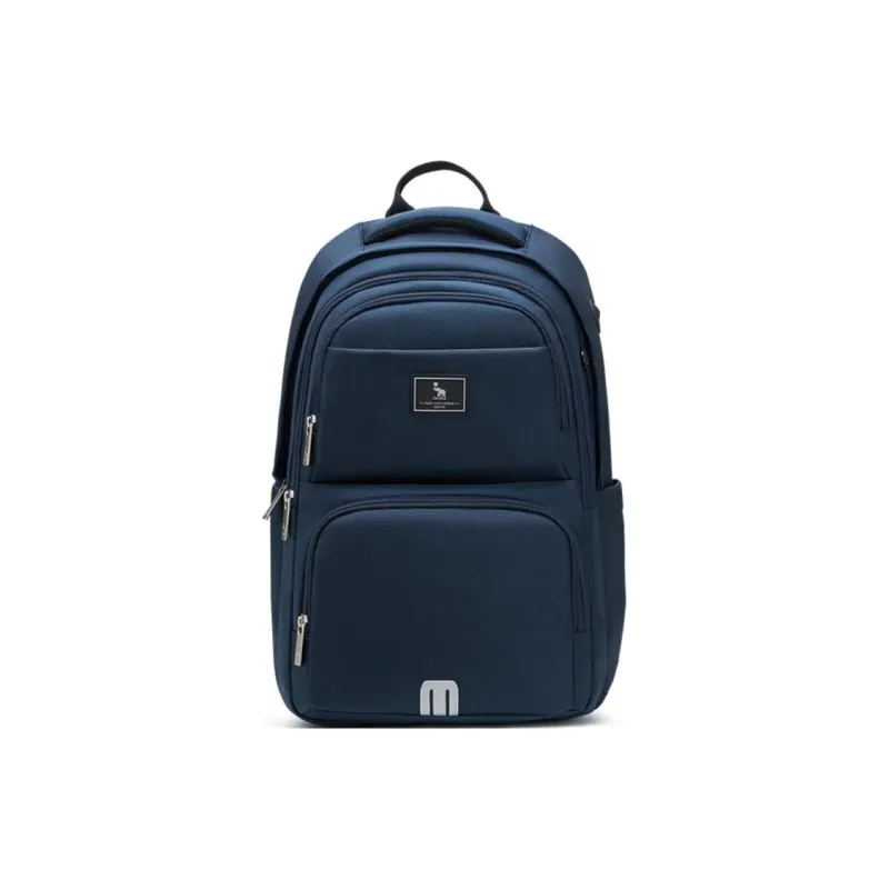 OIWAS Fabric Travel Backpack Laptop Bag Students Backpack Regular Unisex Black/Blue-6