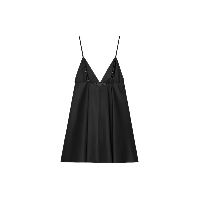 ZARA Slip Dresses Women's Black-1