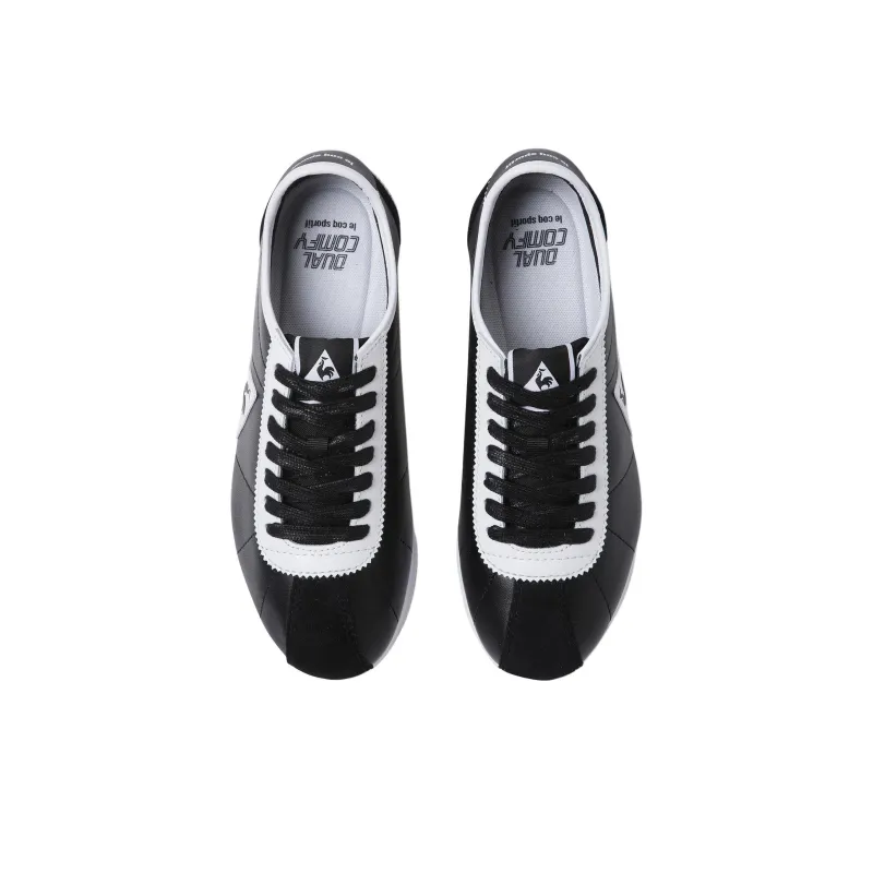 Le Coq Sportif Anti-Slip Wear-Resistant Low-Top Casual Shoes Unisex Black-2