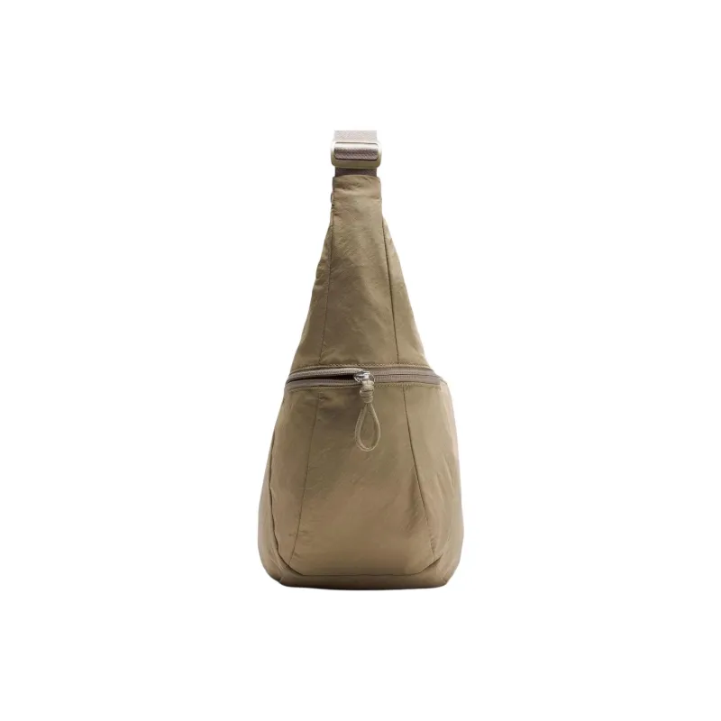 Lululemon Recycled Nylon Shoulder Bag Large Size Unisex Brown-1