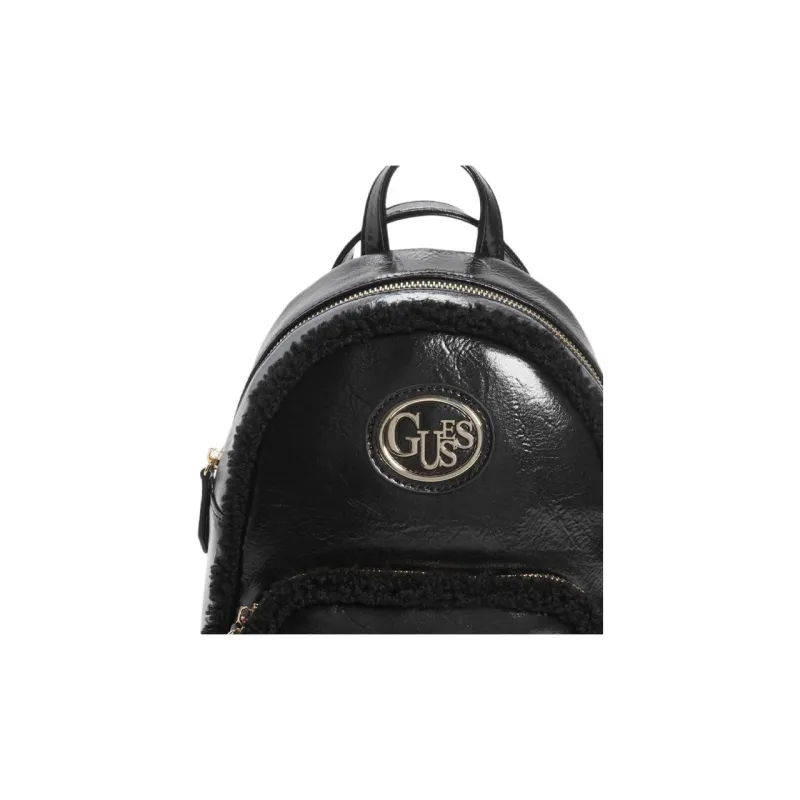 GUESS Artificial Leather Backpack Women's Black-3