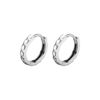 GUDUD 925 Sterling Silver Earrings Men's