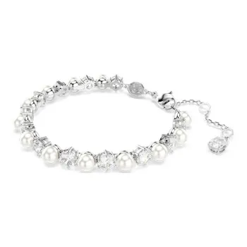 Swarovski Faux Crystal Bracelets Unisex Silver