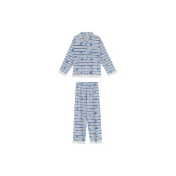 Joycefuuu Bra Pajama Set Women's Gray