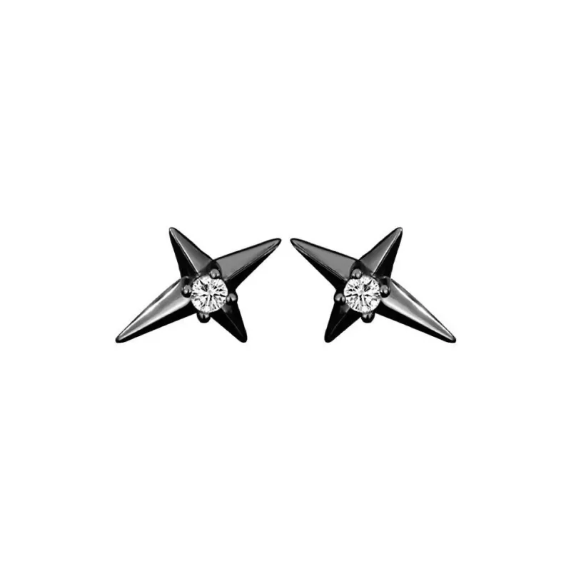 GUDUD Alloy Stud Earrings Men's-6
