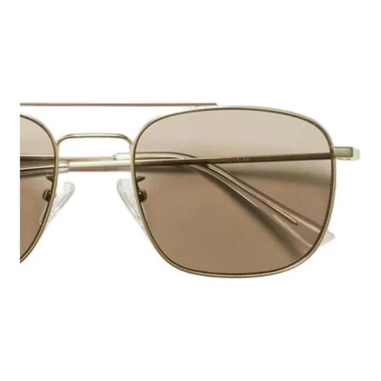 UNIQLO Aviator Sunglasses Unisex Camel-2