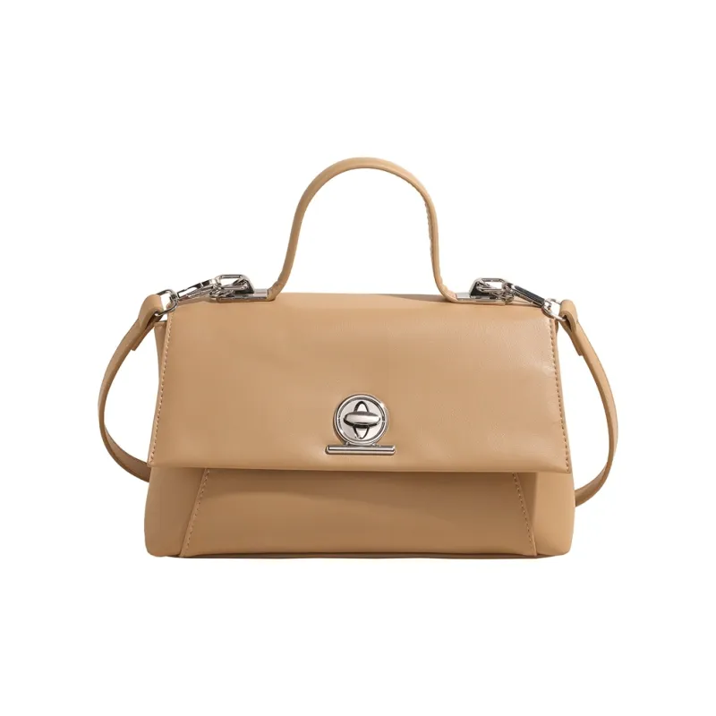 Yalu PU Handbag Women's Black/Light Brown/White/Khaki-22
