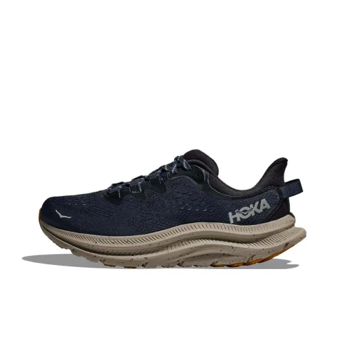 HOKA ONE ONE Kawana Anti Slip Wear Resistant Low Top Training Shoes Men's Marine Blue