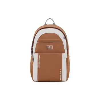 OIWAS Fabric Backpack Regular Unisex Orange/Light Blue/Dark Blue