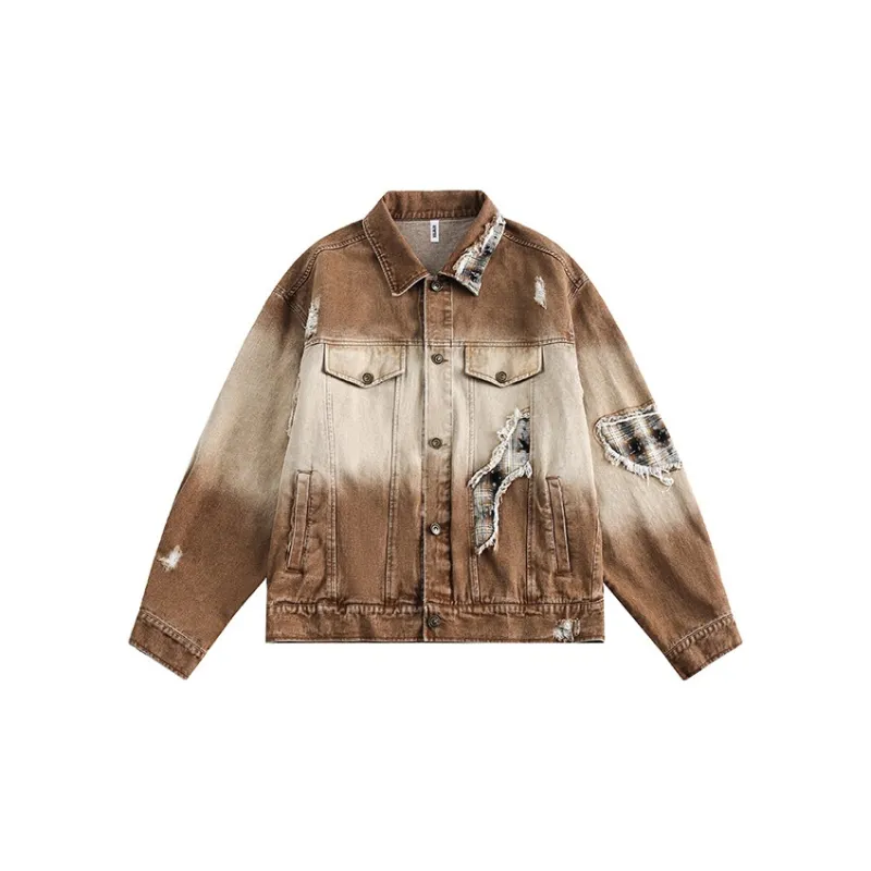 KOKO BASE Denim Jacket Unisex Khaki-0