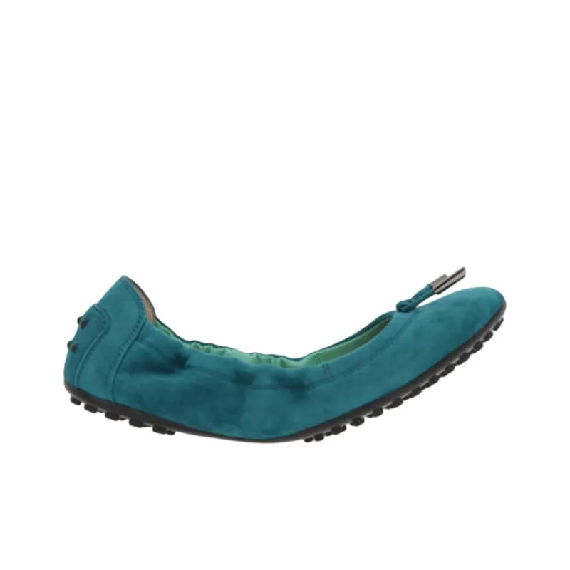 TOD'S Beanie Shoes Women's Peacock Blue-1