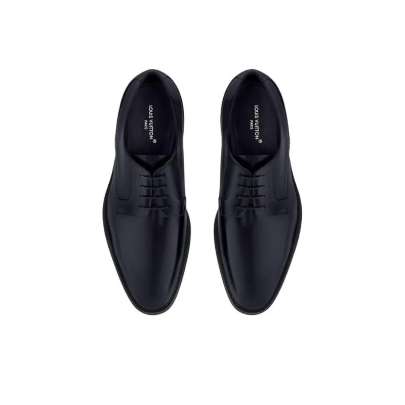 LOUIS VUITTON Kensington Dress Shoes Men's Black-3