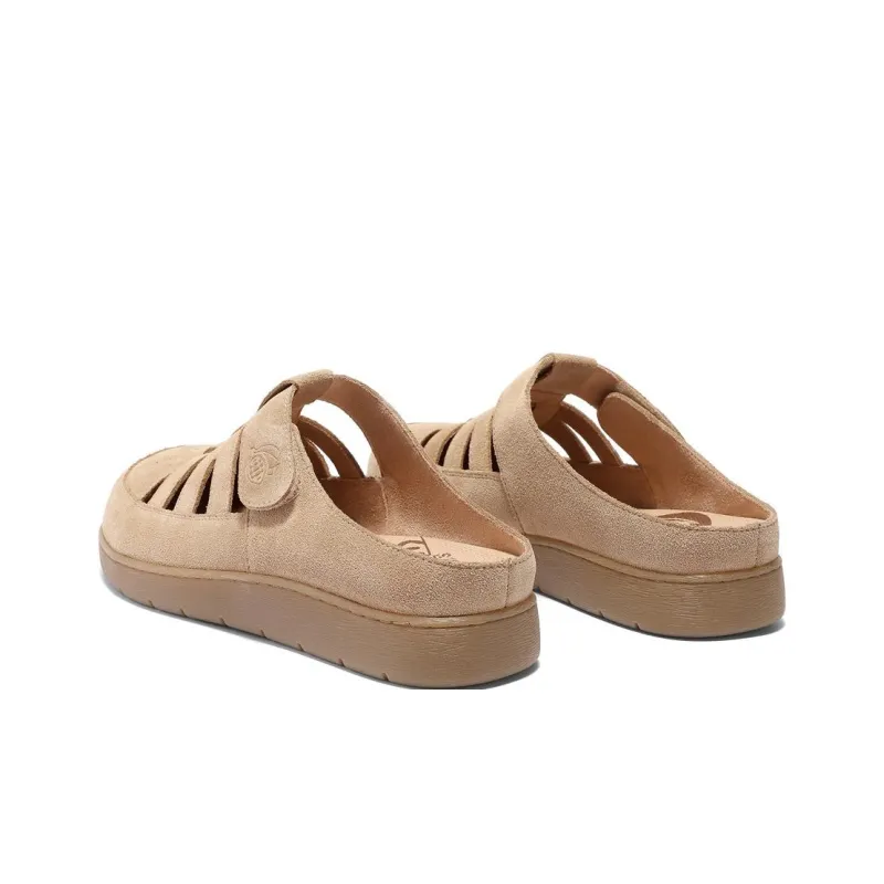 Senda Rubber Sole Abrasion-Resistant Wrap-toe Slippers Women's-11