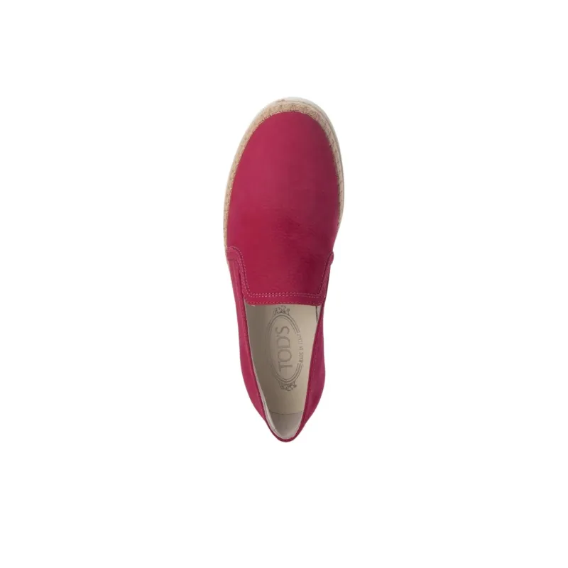 TOD'S Gommino Loafers Women's Rose Red-4