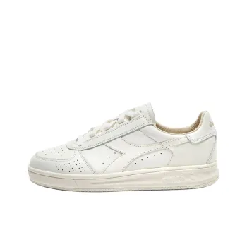 Diadora B. Elite Anti-Slip Wear-Resistant Low-Top Skateboard Shoes Unisex White