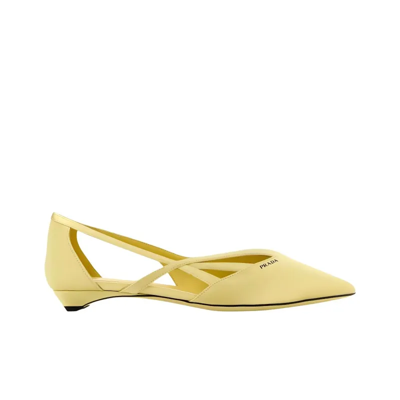 PRADA Casual Single Shoes Women's Yellow-1