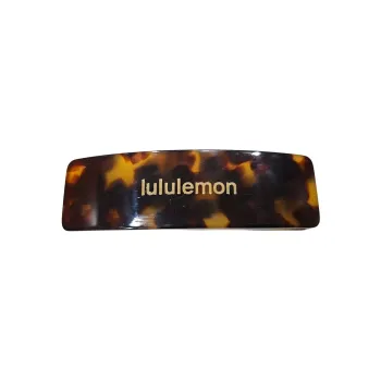 Lululemon Polymethyl Methacrylate Steel Epoxy Resin Hair Clips Women's Tortoiseshell