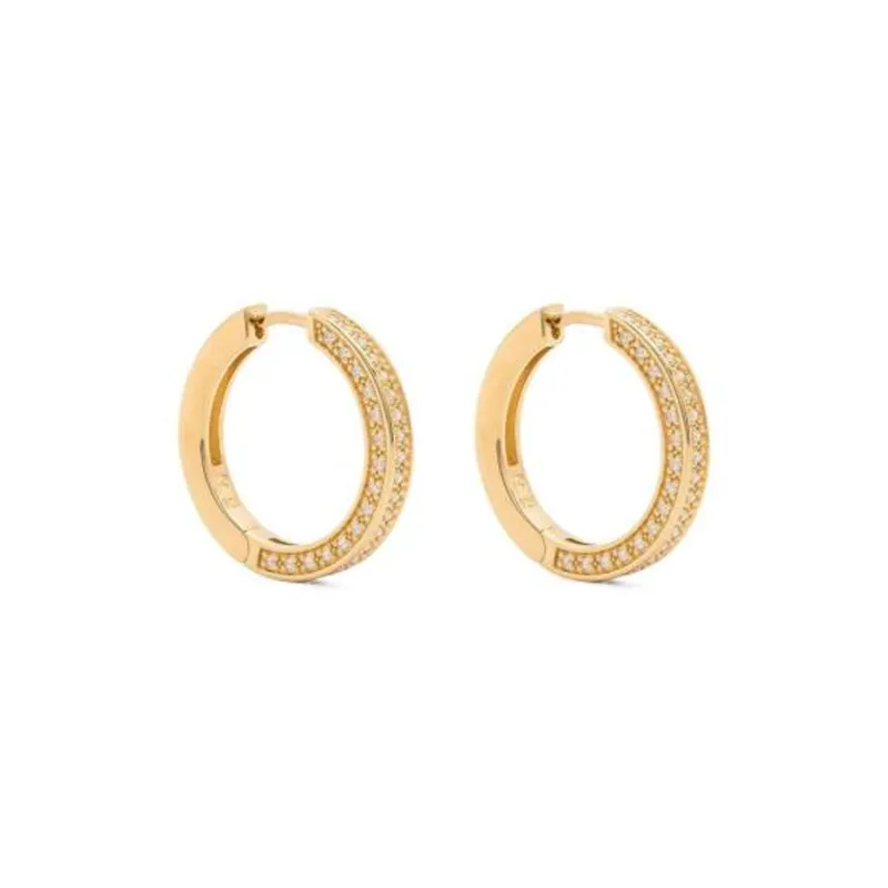 TOM WOOD Nova Medium Hoop Earrings-0