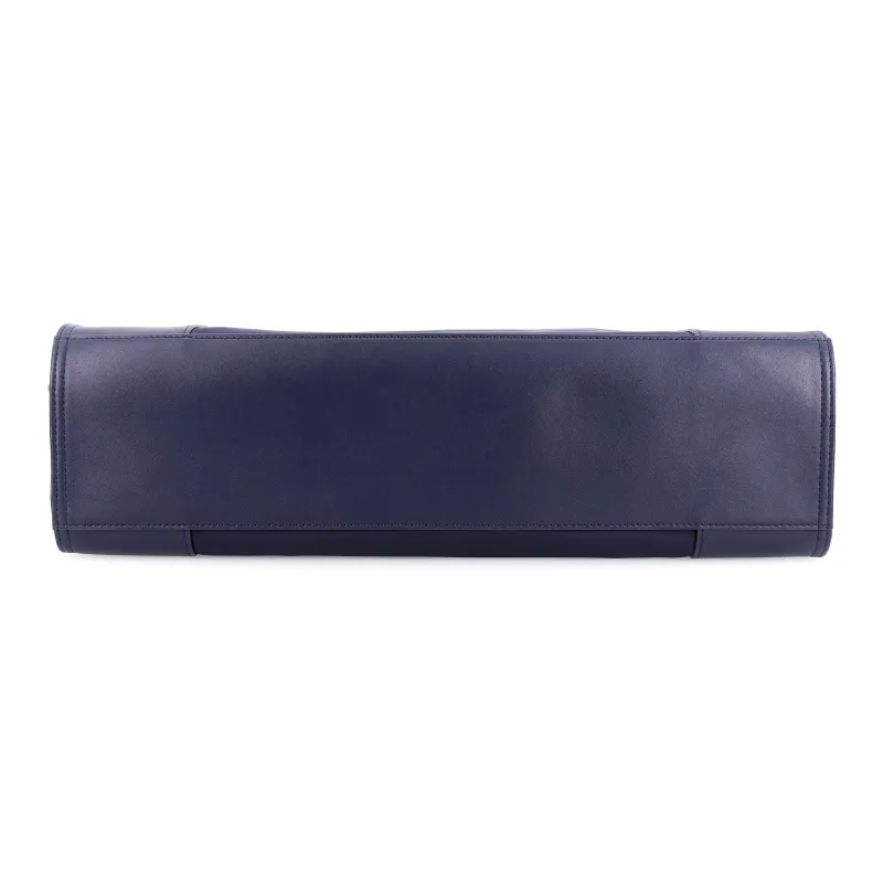 TORY BURCH Ella Logo Tote Tory Navy-3