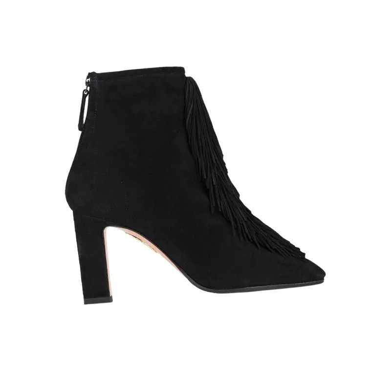 AQUAZZURA Gytane Ankle Boots 8.5cm Women's Black-2