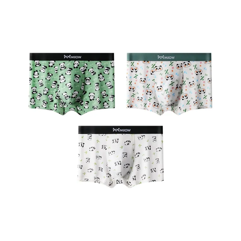 MIIOW Trendy Party Collection Cooling Summer Collection Underpants Men's 3 Pack-36