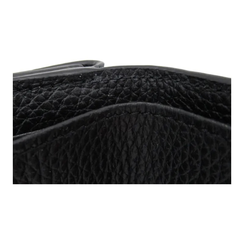 Chloe Leather Wallet Mini Women's Black-4