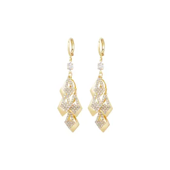 QIMEILA Copper Alloy Earrings Women's