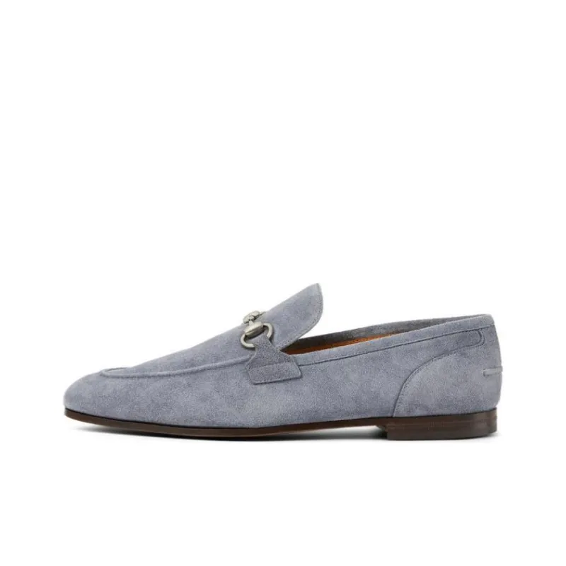 GUCCI Jordaan Loafers Men's Dark Gray-0