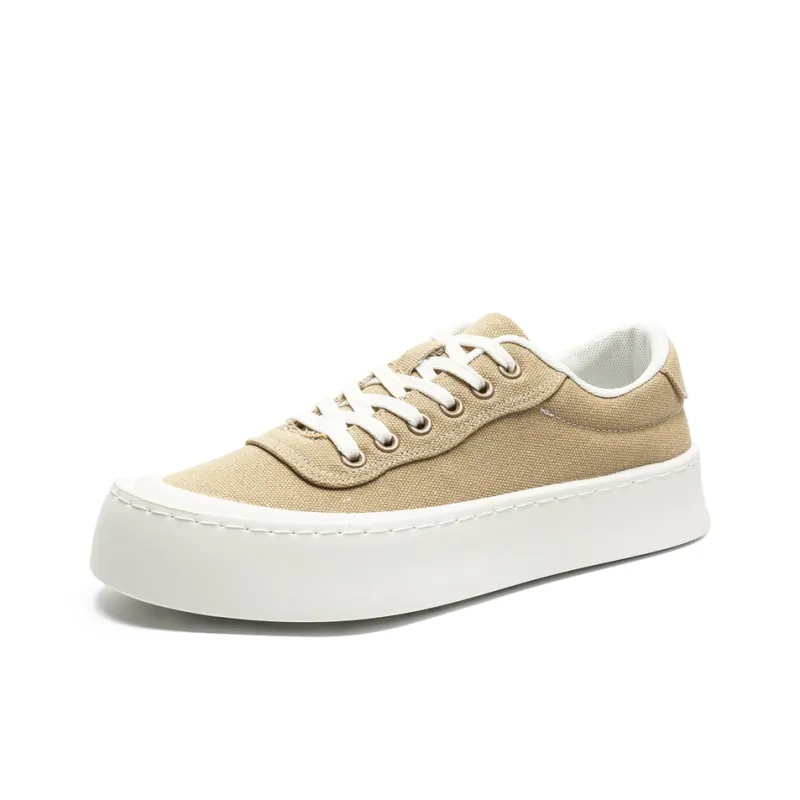 OUGLEMEN Low Top Canvas Shoes Men's Box Included-7