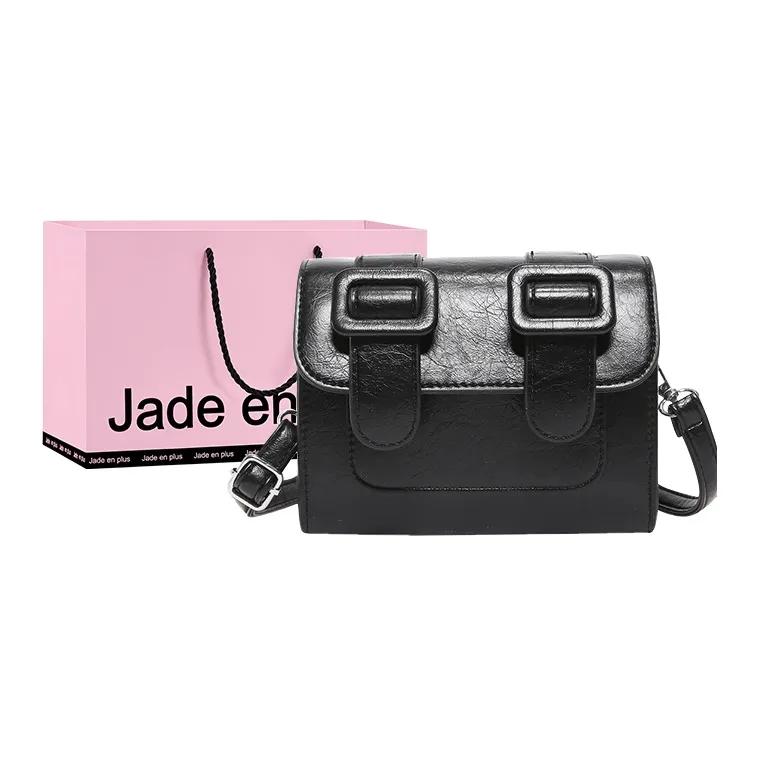 Jade En Plus PU Shoulder Bag Crossbody Bag Regular Women's Pearl White/Elegant Black/Girly Pink/Moonlight Silver-4