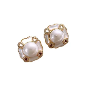 Drejew Copper Stud Earrings Women's