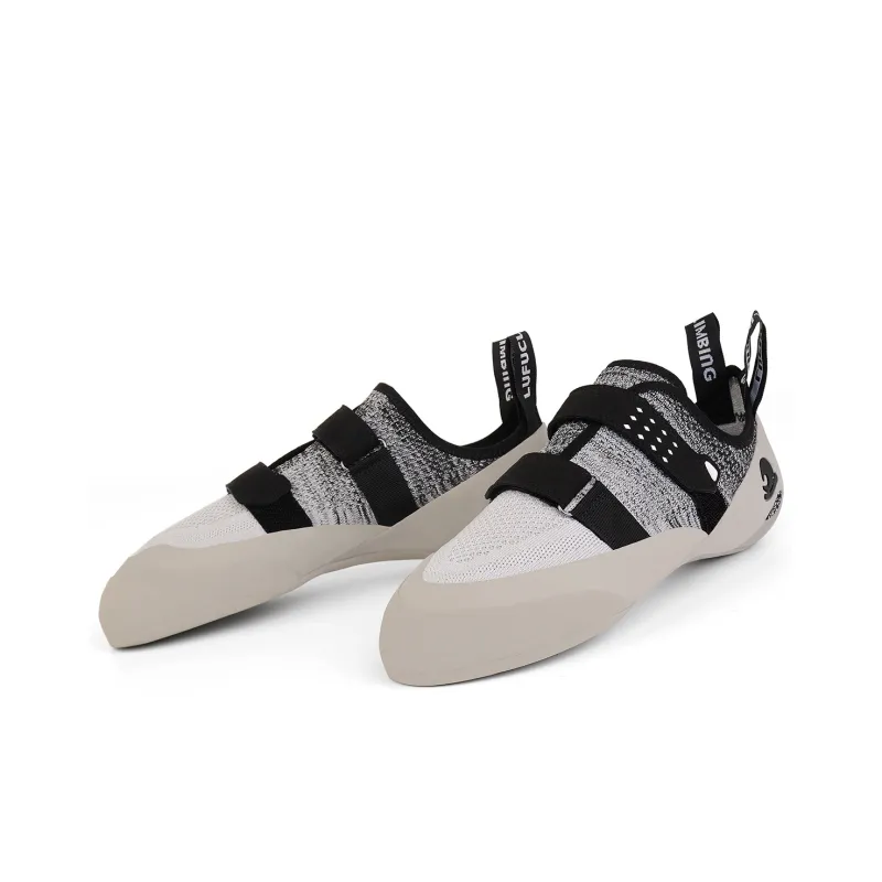 Land Axe Slip Resistant, Abrasion Resistant, Breathable Low Top Rock Climbing Shoes Unisex Light Gray-2