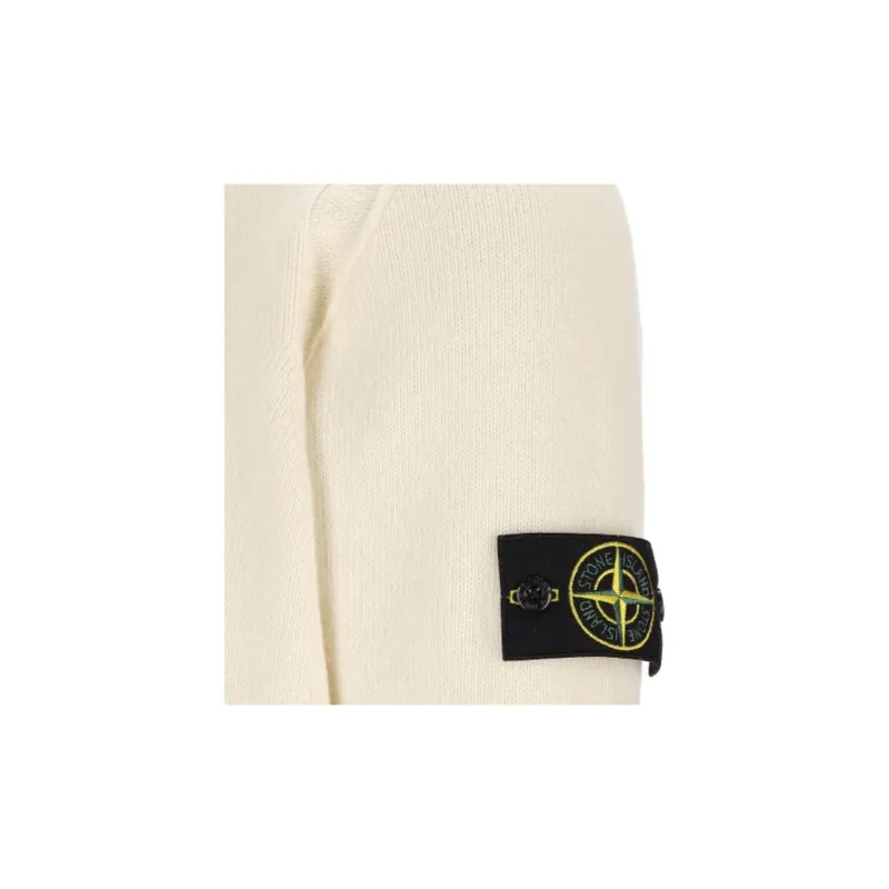 STONE ISLAND Logo Patch Crewneck Jumper-2
