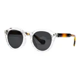 Transparent Frame with Black Lens