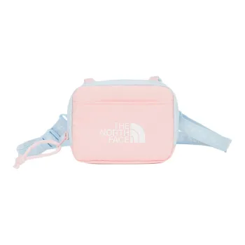 THE NORTH FACE Nylon Shoulder Bag Wallet Women's Pink & Blue