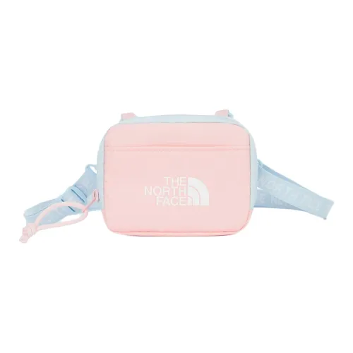 THE NORTH FACE Nylon Shoulder Bag Wallet Women's Pink & Blue
