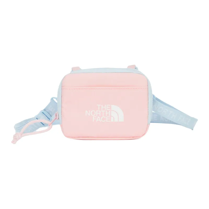 THE NORTH FACE Nylon Shoulder Bag Wallet Women's Pink & Blue-0