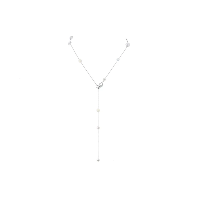 ZEGL White Shell Necklaces Women's-0
