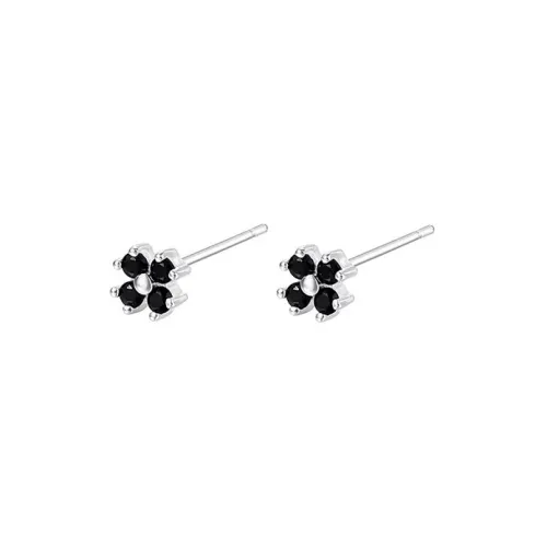 SHARK BABY S999 Fine Silver Stud Earrings Women's