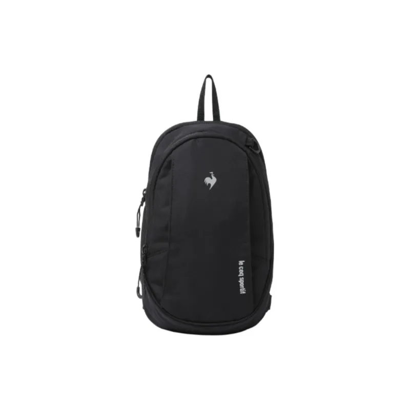 Le Coq Sportif Nylon Shoulder Bag Unisex Black-0
