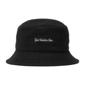 Clarks Wool Bucket Hats Unisex Black