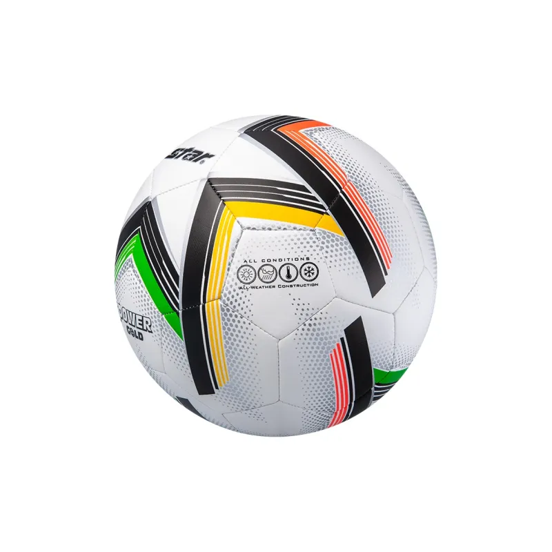 Star Size 5 Ball Soccer TPU Machine Stitched Soccer Ball Unisex Yellow Orange Green White-7