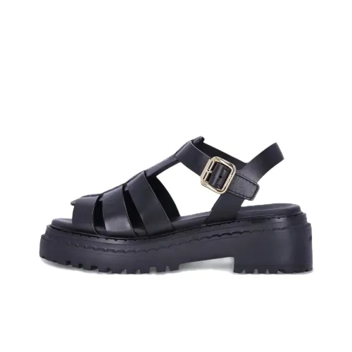 PRADA Roman Sandals Women's Black
