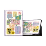 PAD Good Luck Peach Purple with Pen Slot