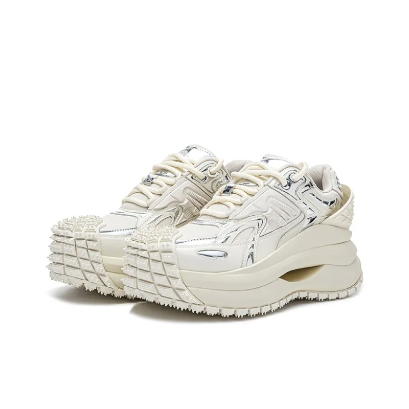 Ed Hardy Wear-Resistant Height Increasing Coverage Low-Top Chunky Sneakers Women's-2