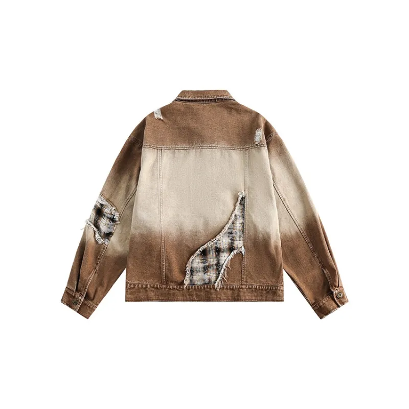 KOKO BASE Denim Jacket Unisex Khaki-1