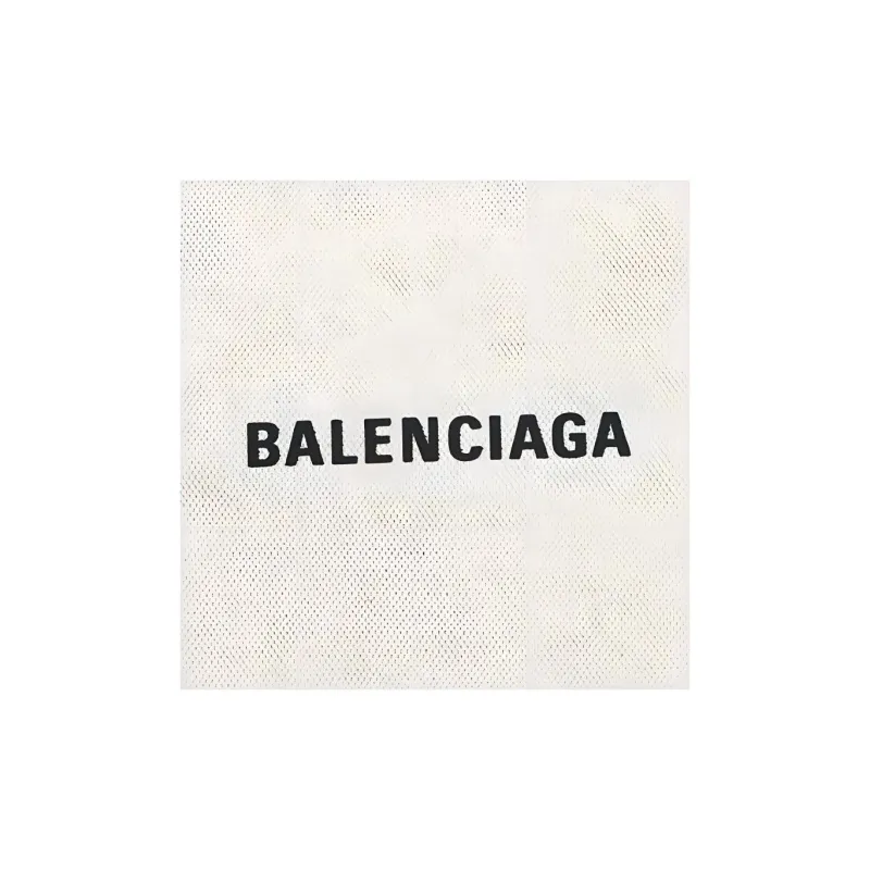 Balenciaga Canvas With Leather Canvas Bag Clutches Women's Blue/White-3