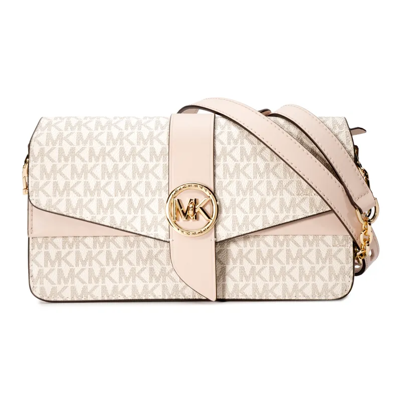 MICHAEL KORS グリニッチ MD バケット バッグ ベージュ